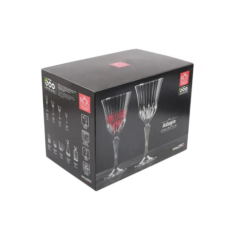 RCR Adagio 6-teiliges Kelch-Set 280 ml