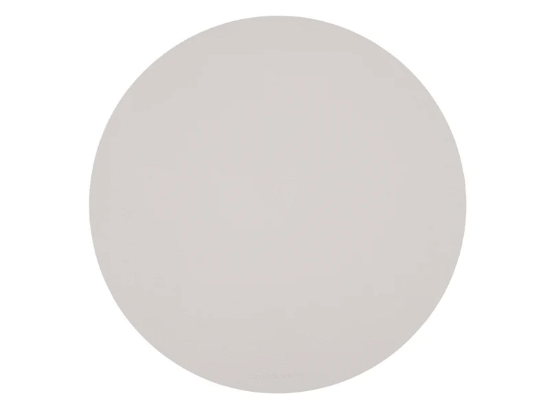 Eulenschnitt Platzset Herz wendbar creme 35cm