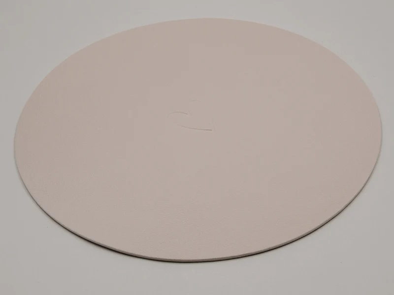 Eulenschnitt Platzset Herz wendbar creme 35cm