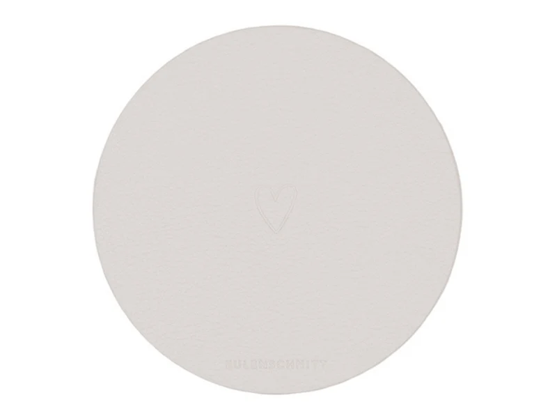 Eulenschnitt Untersetzer Rundum glücklich wendbar creme 11cm Set 2tlg