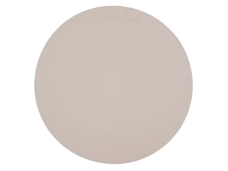 Eulenschnitt Platzset Das Leben wendbar creme 35cm