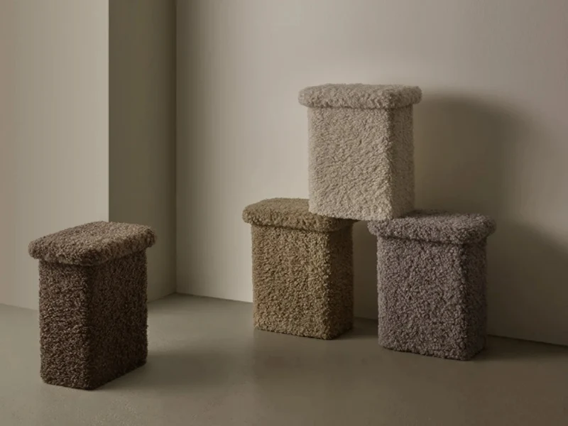 Blomus TEDDY T-Hocker sharkskin 45cm
