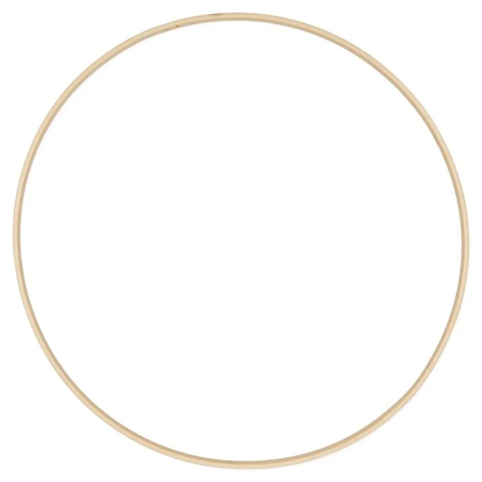 Bambusring Ø ca. 40 cm 4 Stück natur