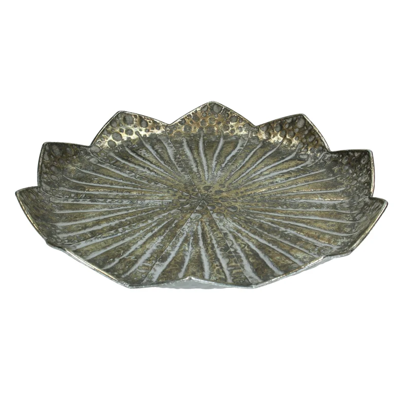 Blattsilberplatte 7x37x38cm