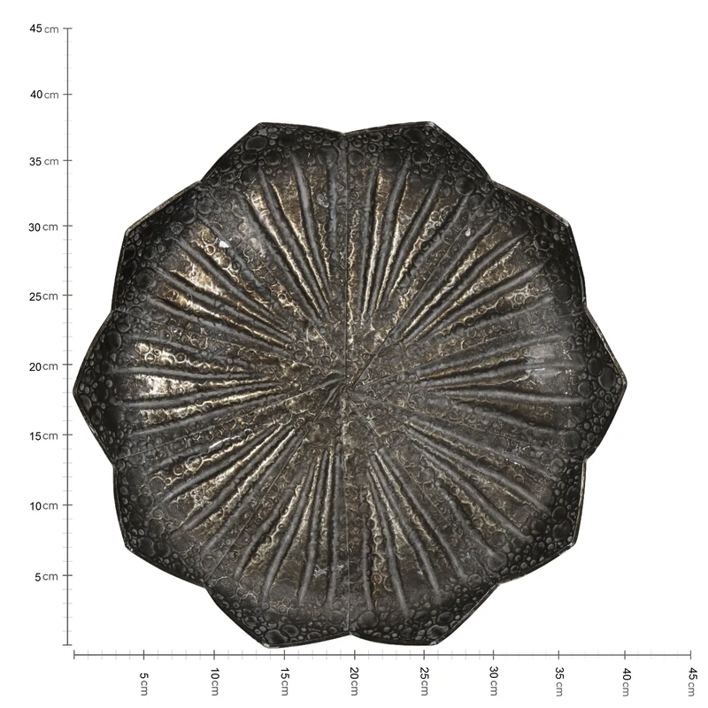 Blattsilberplatte 7x37x38cm
