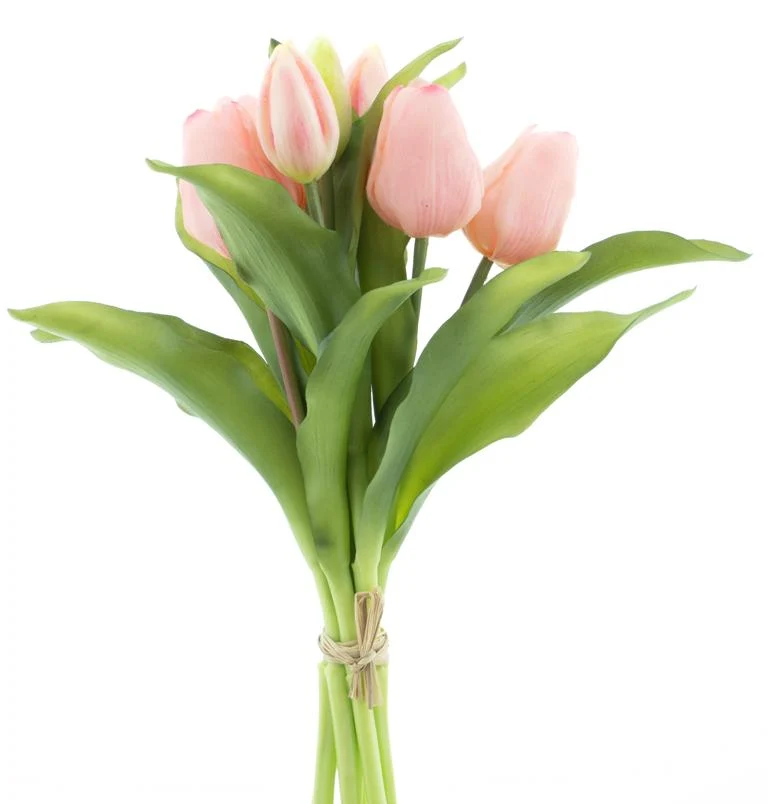 Tulpenstrauß „Sally X7“ von Real Touch Vermeer, rosa, 31 cm