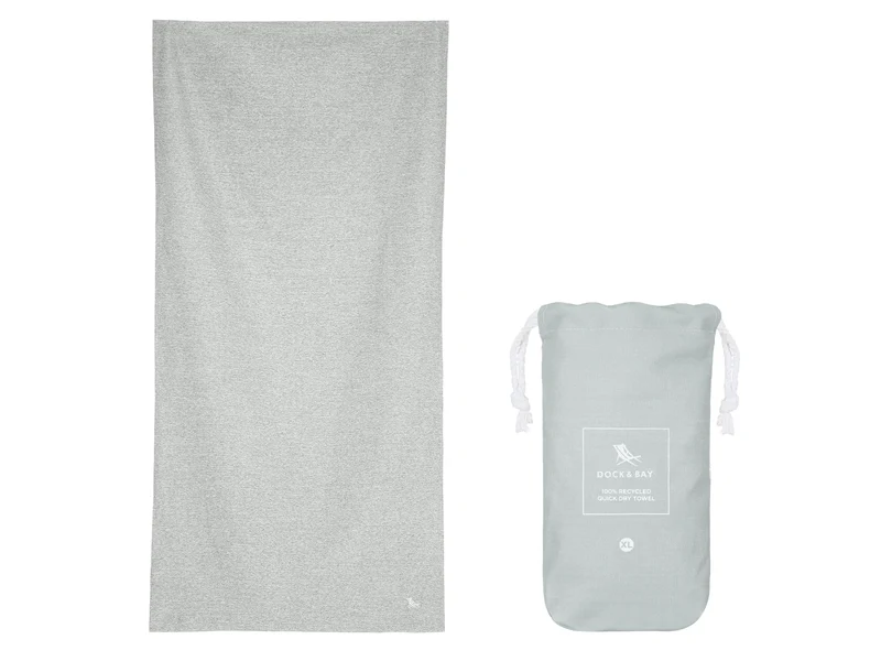 Dock & Bay Fitness-Handtuch XL Mountain Grey 200x90cm