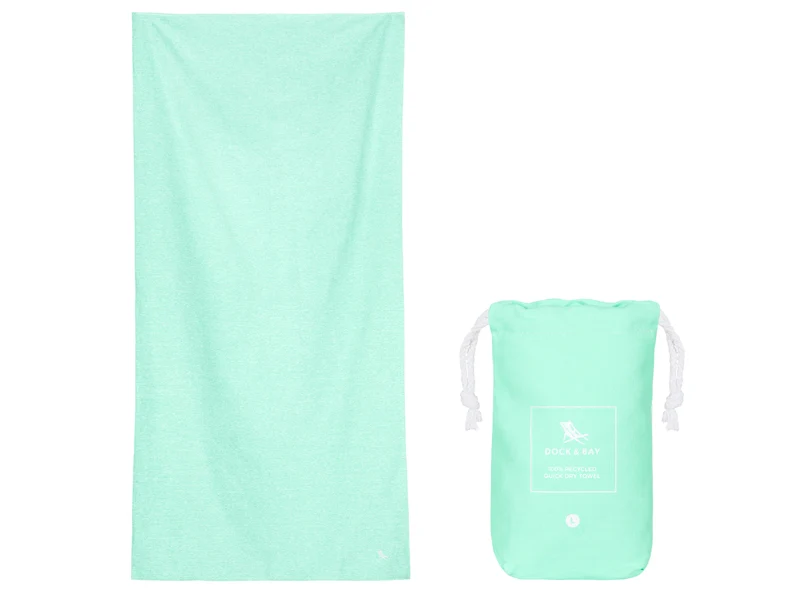 Dock & Bay Fitness-Handtuch L Rainforest Green 160x90cm