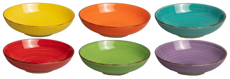 Studio Tavola Pastateller Sunny Summer ø 23 cm - 6 Stück