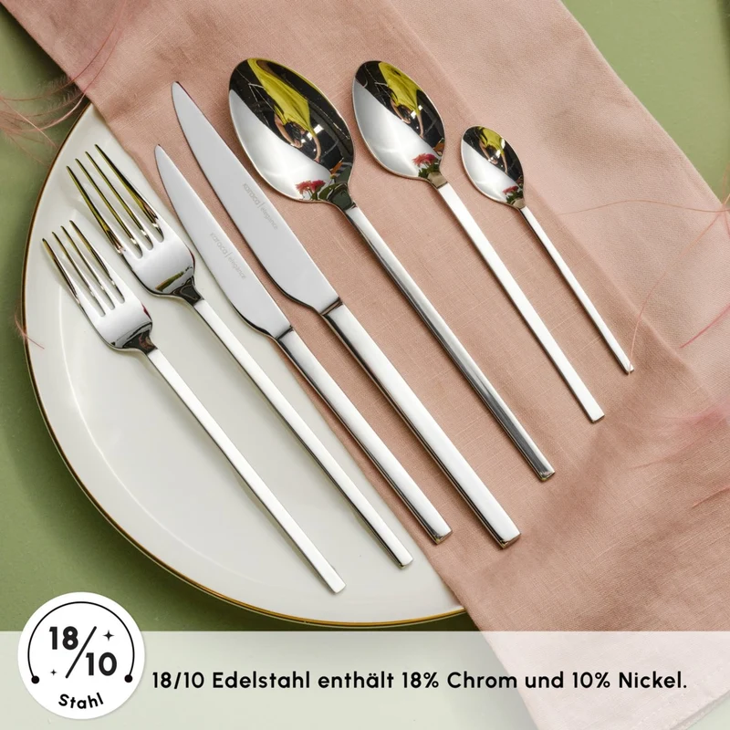 Karaca Pallas Elegance 12-Personen 84-Teiliges Besteckset