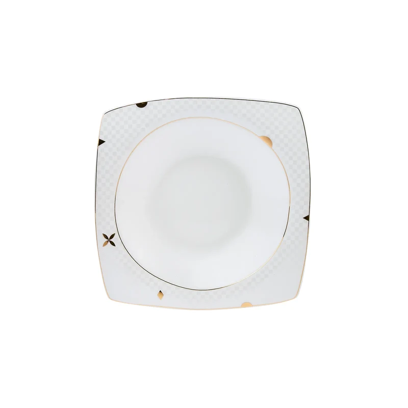 Karaca Fine Pearl Lyria 62-teiliges Geschirrset für 12 Personen