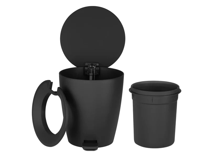 Blomus AVA Treteimer schwarz 3l