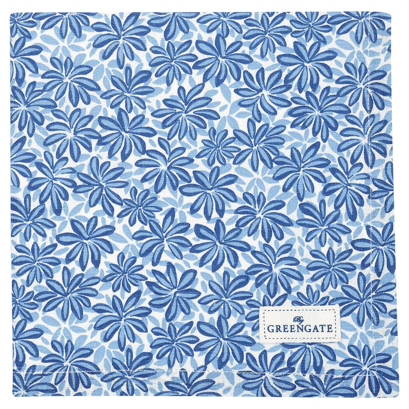 Greengate Linea Stoffserviette blue 40x40cm