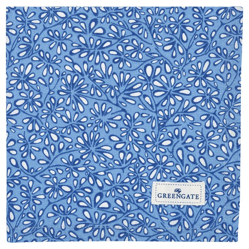 Greengate Celina Stoffserviette blue 40x40cm
