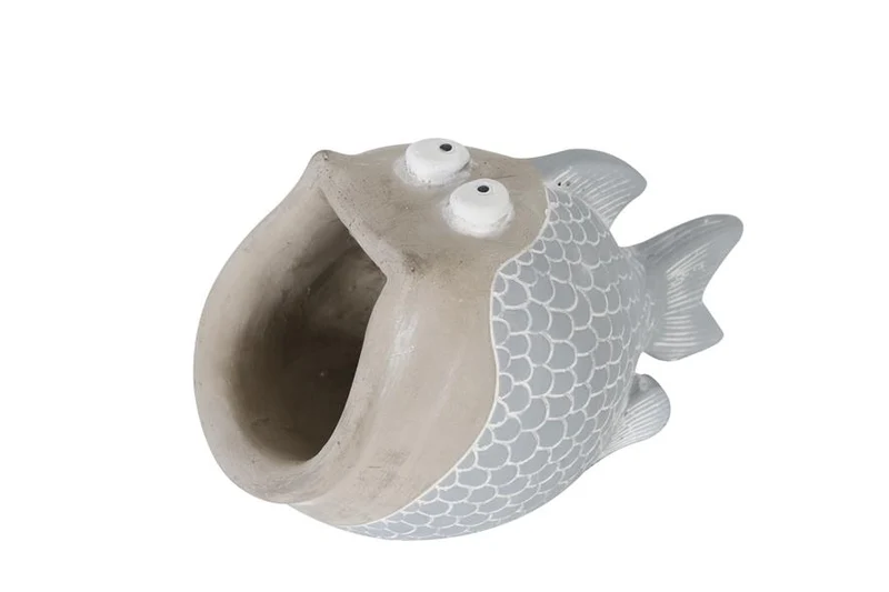 Flaschenduo Glas mit Muscheln 17x5x10cm Natur