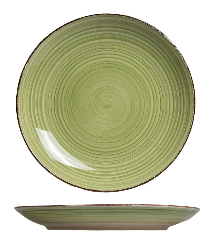 Cookinglife Speiseteller Delice Grün ø 26,5 cm - 6 Stück