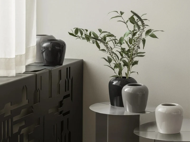 Blomus LETA Vase L moonbeam 14cm