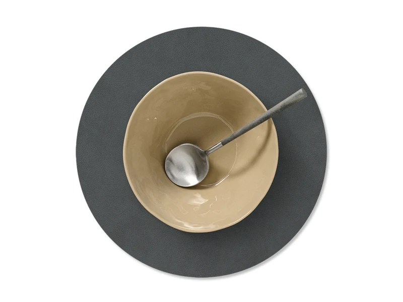 LIND DNA Nupo Tischset Circle S anthracite 24cm
