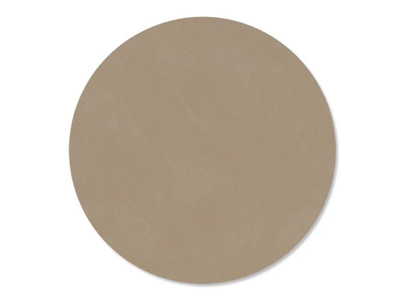 LIND DNA Nupo Tischset Circle S clay brown 24cm