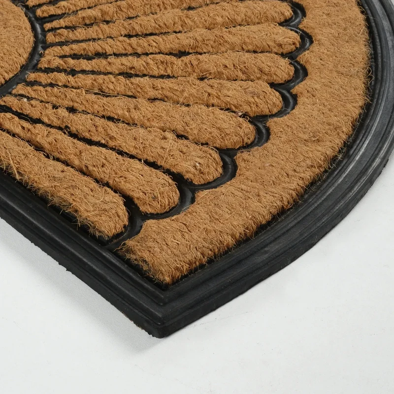 Kaschmir Teppich Gummifächer Coco Fußmatte 45x75 cm