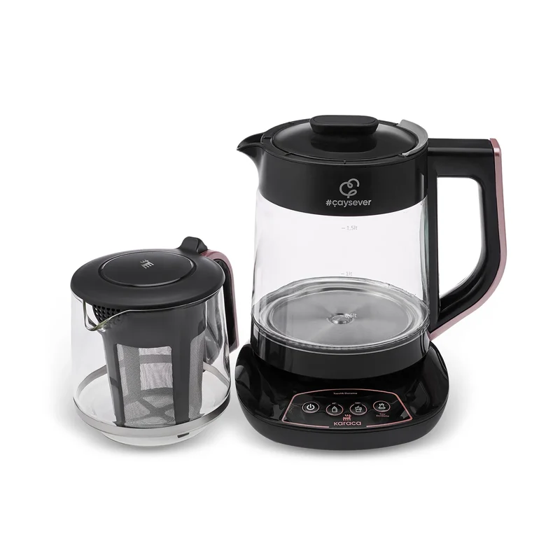 Teekocher und Wasserkocher mit 1700W, Rosegold