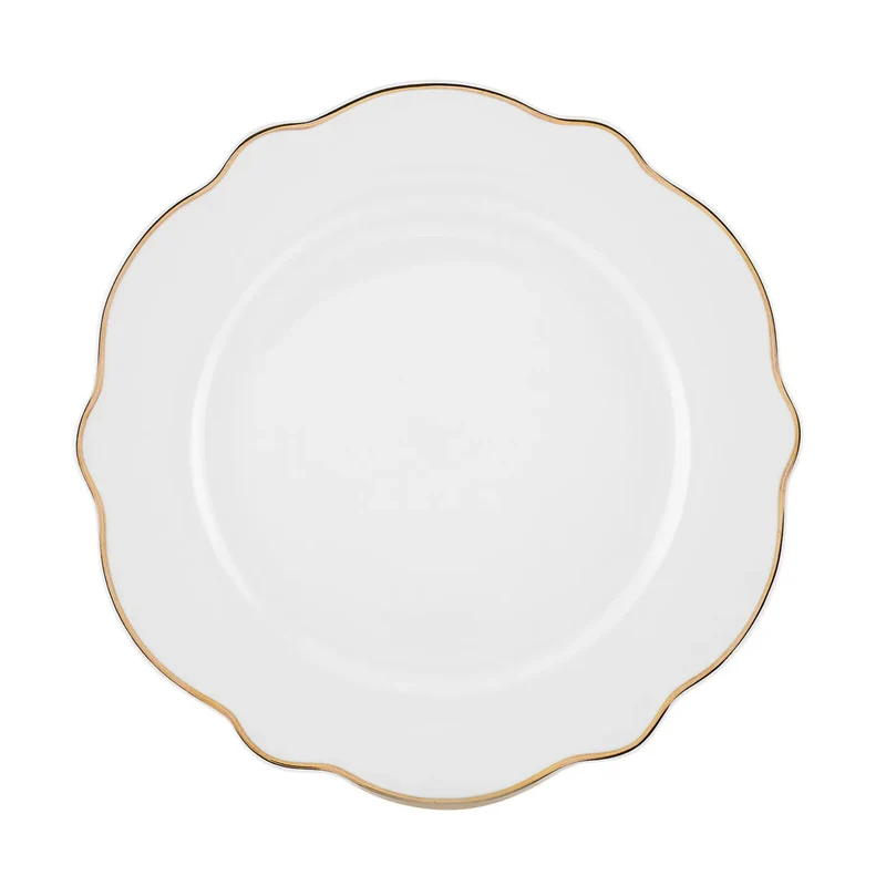 Karaca Pablo New Generation Bone Dinner Set für 12 Personen Gold 59 Teiliges