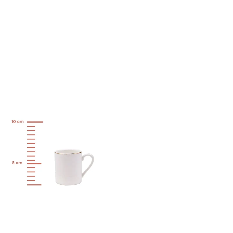 Karaca Elda 12 teiliges Kaffeetassen Set für 6 Personen