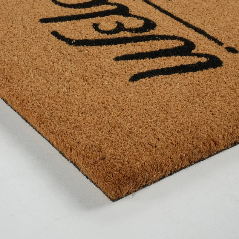 Kaschmir Teppich Welcome Home Coco Fußmatte 45x75 cm