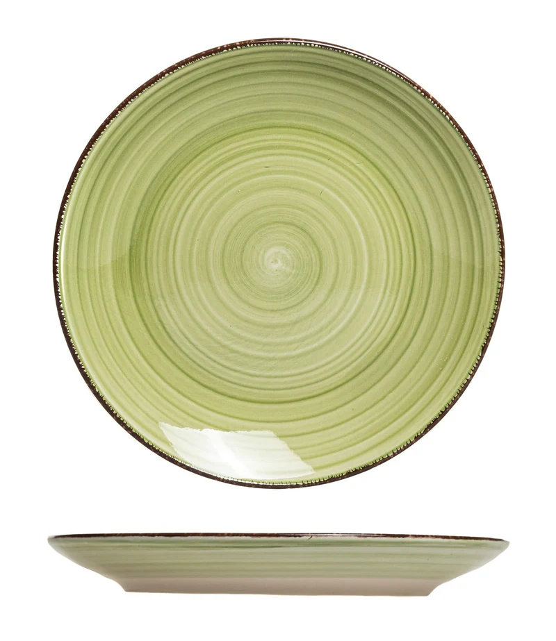 Cookinglife Frühstücksteller / Dessertteller Delice Grün ø 19 cm - 6 Stück