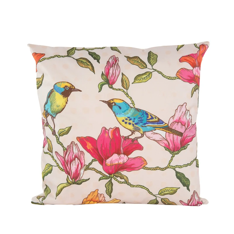 OUTDOOR KISSEN VÖGEL 45X45CM MIT REISSVERSCHLUSS/VAKUUMVERPACKT