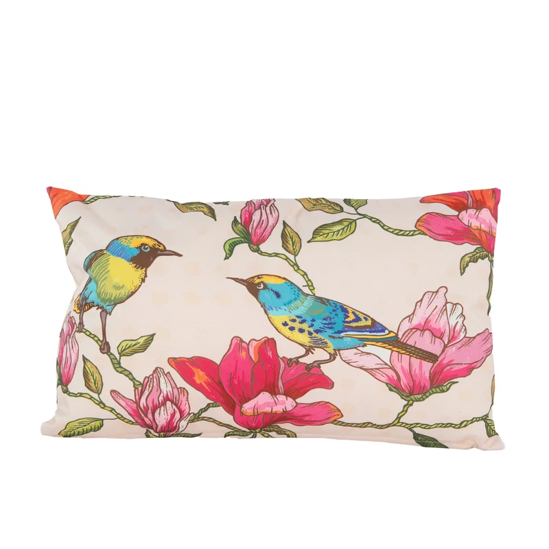 OUTDOOR-KISSEN VÖGEL 30X50CM MIT REISSVERSCHLUSS/VAKUUMVERPACKT