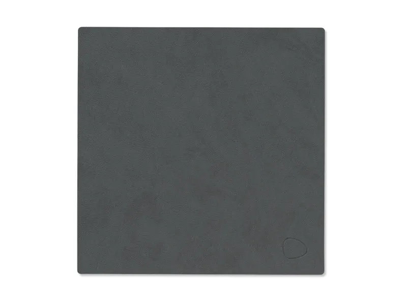 LIND DNA Nupo Tischset Square S anthracite 28x28cm