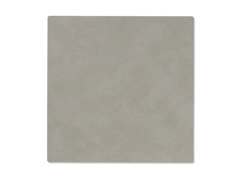 LIND DNA Nupo Tischset Square S light grey 28x28cm