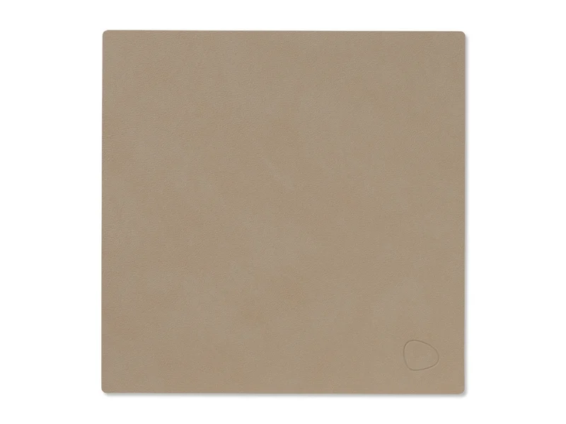 LIND DNA Nupo Tischset Square S clay brown 28x28cm
