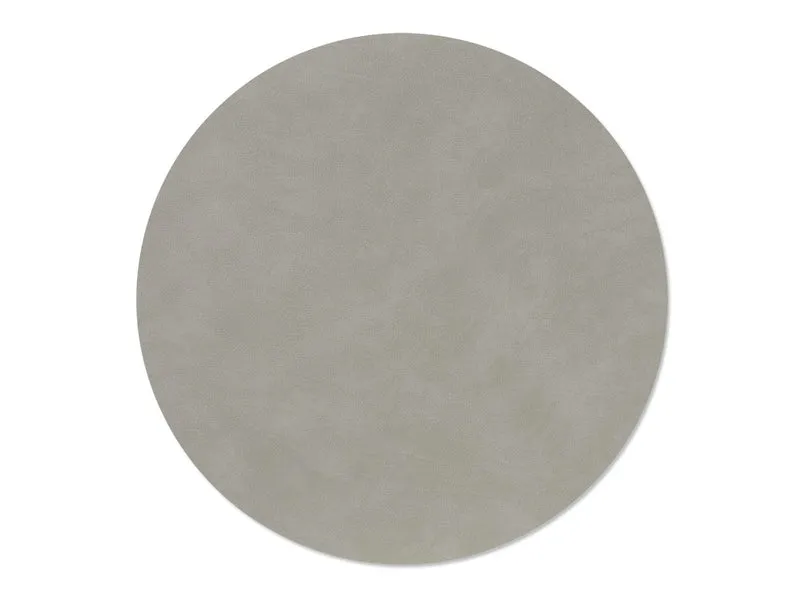 LIND DNA Nupo Tischset Circle L light grey 38cm