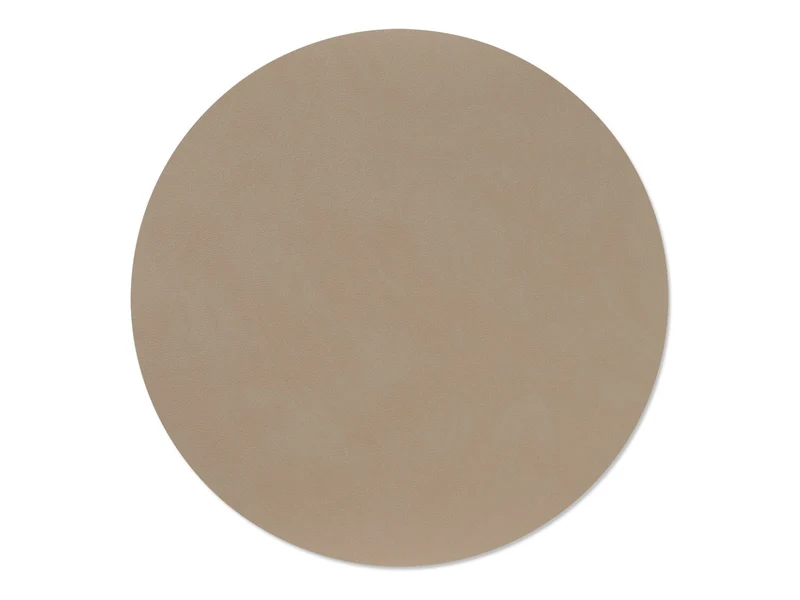 LIND DNA Nupo Tischset Circle L clay brown 38cm