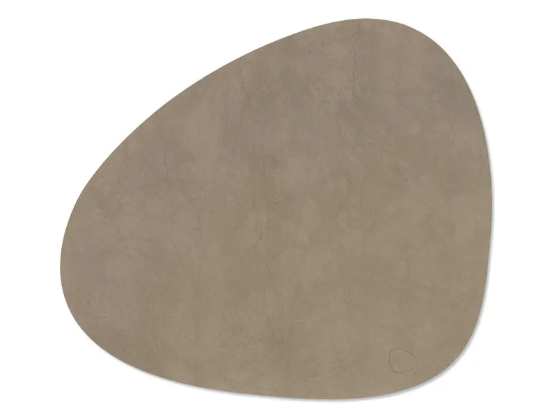 LIND DNA Nupo Tischset Curve L nomad grey 37x44cm