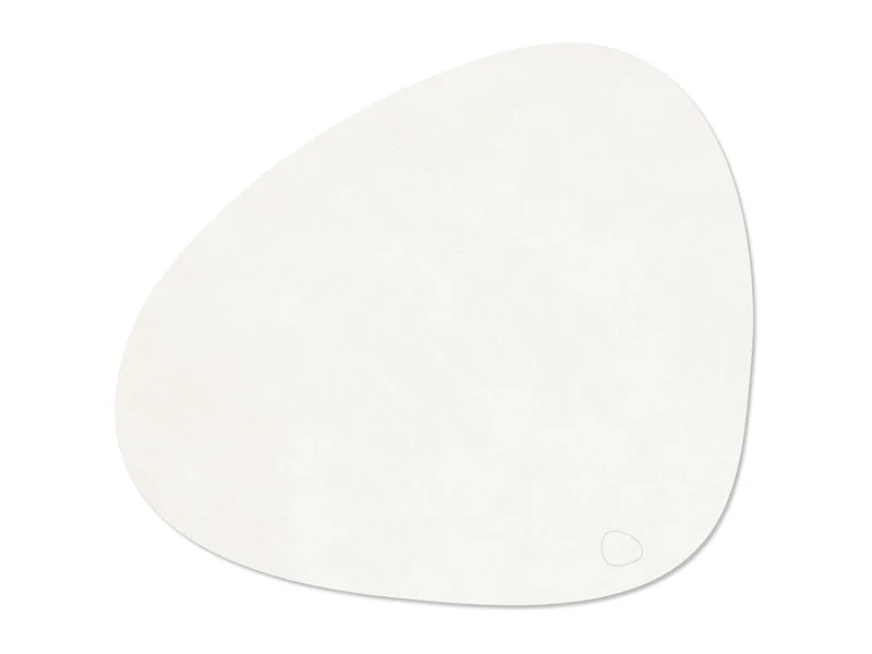 LIND DNA Nupo Tischset Curve L pure white 37x44cm