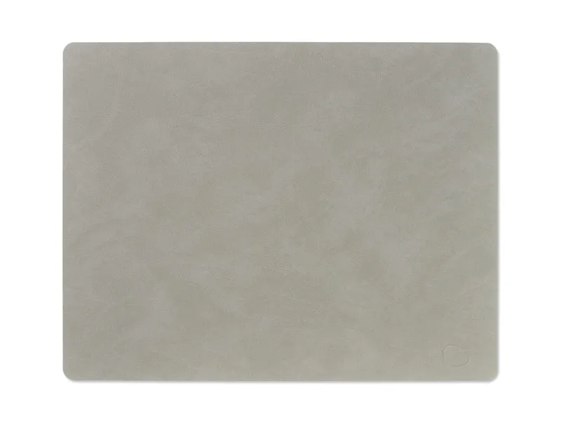 LIND DNA Nupo Tischset Square L light grey 35x45cm