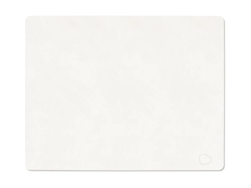LIND DNA Nupo Tischset Square L pure white 35x45cm