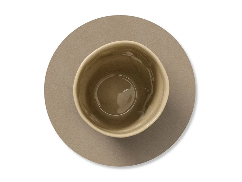 LIND DNA Nupo Untersetzer Circle clay brown 10cm