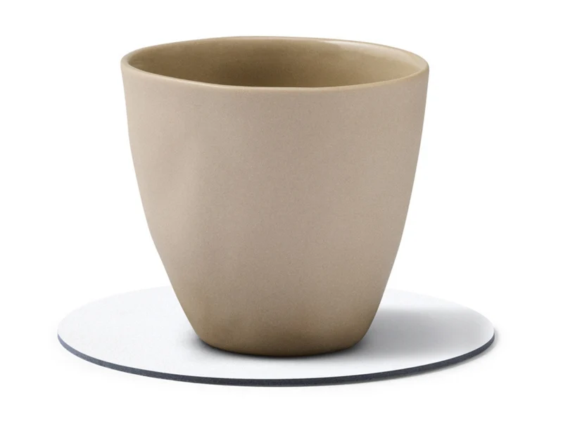 LIND DNA Nupo Untersetzer Circle pure white 10cm
