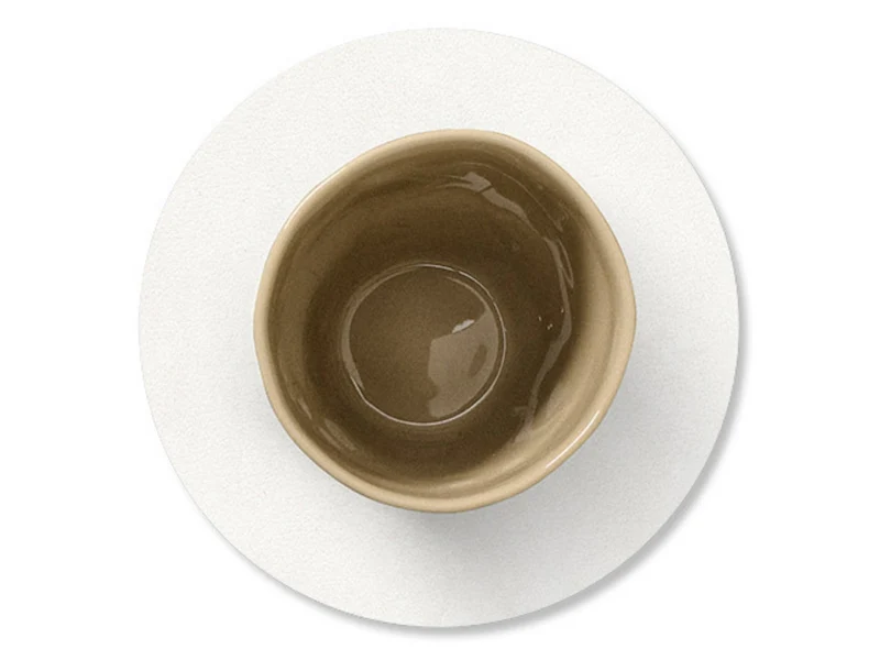 LIND DNA Nupo Untersetzer Circle pure white 10cm