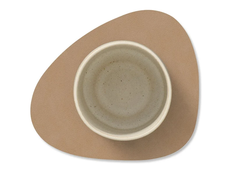 LIND DNA Nupo Untersetzer Curve nougat 11x13cm