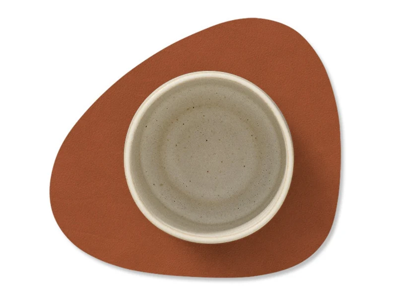 LIND DNA Nupo Untersetzer Curve rust 11x13cm