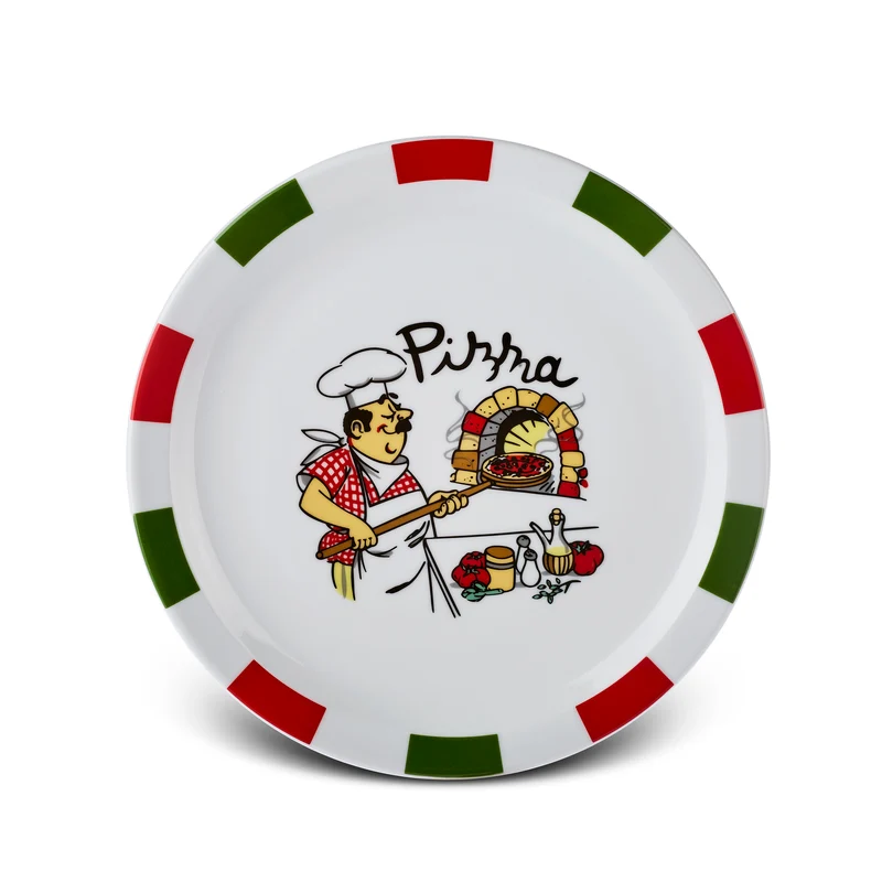 Karaca Napoly 5-teiliges 4-Personen Pizza-Set