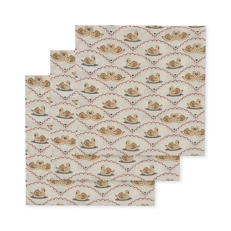 Mulltücher "Swan" 3er Pack