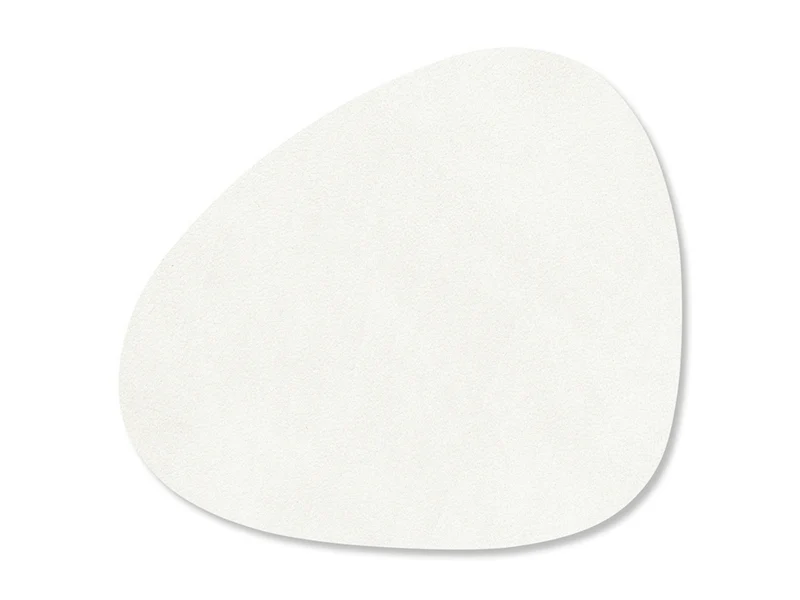 LIND DNA Nupo Untersetzer Curve pure white 11x13cm