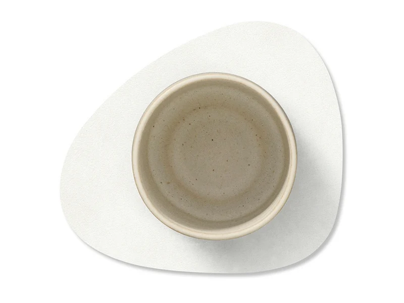 LIND DNA Nupo Untersetzer Curve pure white 11x13cm