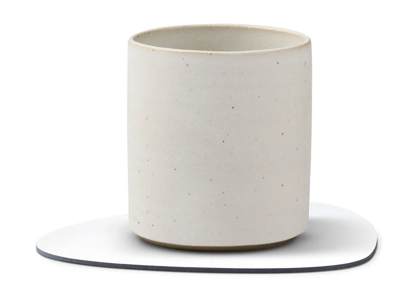 LIND DNA Nupo Untersetzer Curve pure white 11x13cm